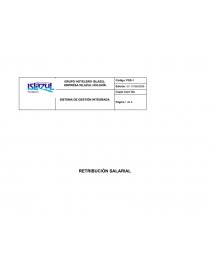 Retribucion Salarial EMPRESA ISLAZUL HOLGUÍN. Página 1