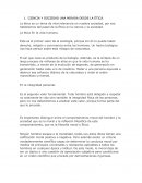 CIENCIA Y SOCIEDAD UNA MIRADA DESDE LA ÉTICA