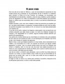 Ensayo: El peor viaje