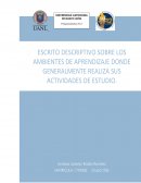 Descripción del salón Orientación 1 etapa 4 INTRODUCCIÓN