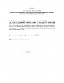 ANEXO 1 DECLARACIÓN JURADA SIMPLE