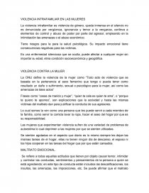 VIOLENCIA INTRAFAMILIAR EN LAS MUJERES MALTRATO EMOCIONAL.. Página 1