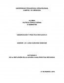 DE LA REFLEXIÓN EN LA ACCIÓN A UNA PRÁCTICA REFLEXIVA
