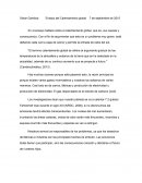 Ensayo del Calentamiento global