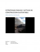 Estrategias pasivas y activas en un edificio