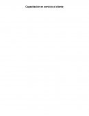 Capacitación en servicio al cliente