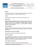 PROCEDIMIENTO ESTANDAR USO EPP