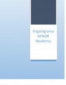 ORGANIGRAMA AFNOR - MODERNO
