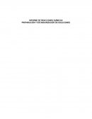 INFORME DE REACCIONES QUÍMICAS PREPARACIÓN Y ESTANDARIZACIÓN DE SOLUCIONES