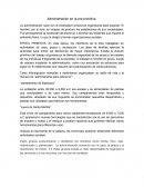 Administración en la era primitiva