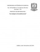 PROYECTO DE METODOLOGIA. “Los tatuajes en la adolescencia