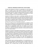 TEORÍA DEL APRENDIZAJE SIGNIFICATIVO, DAVID AUSUBEL