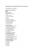 Manual para la elaboración del Plan de negocios