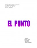 EL PUNTO COMO FIGURA Y ABSTRACCION. CARACTERISTICAS DEL PUNTO
