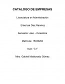 CATALOGO DE EMPRESAS CONSTRUCTORA GRUPO ALFA S.A DE C.V.