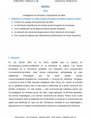 Investigación de mercados y mejoramiento de Datos