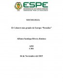 SOCIOLOGIA El Cabaret más grande de Europa “Paradise”