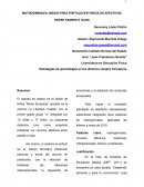 MATROGIMNASIA: MEDIO PARA FORTALECER VÍNCULOS AFECTIVOS ENTRE PADRES E HIJOS