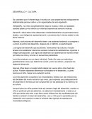 Desarrollo y cultura