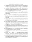 EL GLOSARIO DE TERMINOS SOBRE FINANCIAMIENTO
