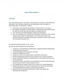 Relatorias de trabajo