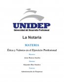 Ética y Valores en el Ejercicio Profesional. Administración de Empresas