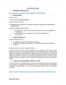 FICHA DE LECTURA . DESCRIPTORES