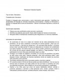 Planeación Didáctica Español Tipo de texto: Descriptivo