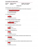 PRUEBA EXCEL Cada pregunta vale 1 punto, mínimo a sacar 7/10