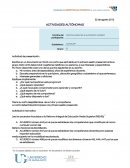 Actividades autónomas Competencias docentes