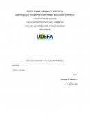 Internacionalización de la Industria Petrolera