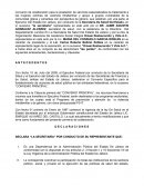 En que consiste el Convenio ssa