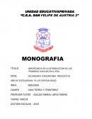 IMPORTANCIA DE LA INTRODUCCION DE LOS PRIMEROS AUXILIOS EN EL POA