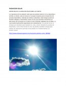 IMPORTANCIA DE LA RADIACION SOLAR SOBRE LAS PLANTAS