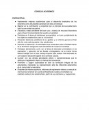 CONSEJO ACADEMICO PROPUESTAS UNILDA