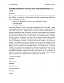 Recopilación de datos históricos sobre el periodo colonial (1521- 1821)