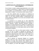 LA IMPORTANCIA DE LA PERCEPCIÓN EN LA DETERMINACIÓN DE LA CONDUCTA