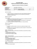 Programa de Anatomía y Fisiología