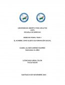 Que es el Hombre como sujeto de formación social