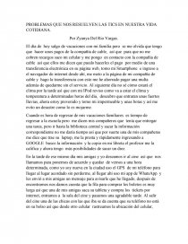 Problemas que resuelven las Tics. Página 1
