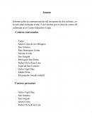 Informe sobre la conmemoración del encuentro de dos culturas