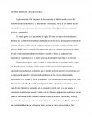 SÍNTESIS SOBRE EL ESTADO GLOBAL