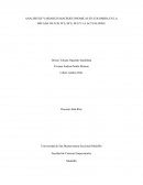ANALISIS DE VARIABLES MACROECONOMICAS EN COLOMBIA EN LA DÉCADA DE LOS 70’S, 80’S, 90’S Y LA ACTUALIDAD.