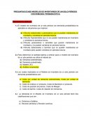 PREGUNTAS ECAES MODELOS DE INVENTARIOS DE UN SOLO PERIODO CON DEMANDA PROBABILÍSTICA