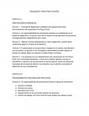 Reglamento para practicantes