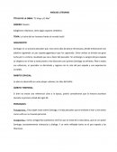 Análisi de El Viejo y El Mar