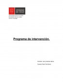 Psicología - Programa de intervención.