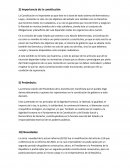 Importancia de la constitución.