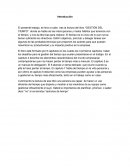 Analisis de Gestion de tiempo