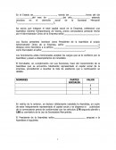 EL GRAN EJEMPLO ACTA DE ASAMBLEA EXTRAORDINARIA